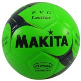 ลูกฟุตซอล หนังอัด ขนาด 3.5 MAKITA 184 สีเขียว