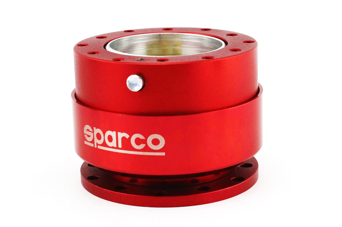 คอพวงมาลัยถอดได้ Sparco (สีแดง)
