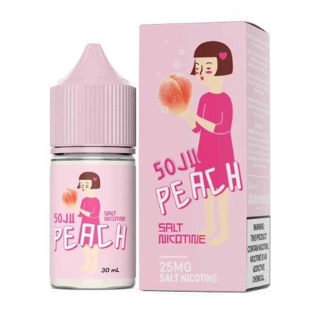 Soju Peach Salt E-Liquid - 30ml Nic25